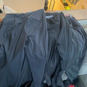 VSX Victorias Secret Black Legging Lot Medium Short